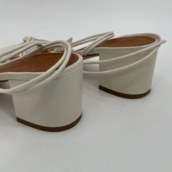 Tory Burch IVORY Mini BENTON Knotted Strap Sandal Sz 6 - Picture 8 of 10